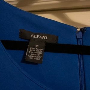 Alfani Royal Blue silver detail at waist